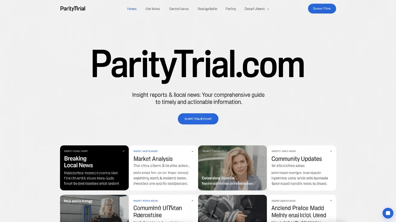 paritytrial.com - insight reports & local news